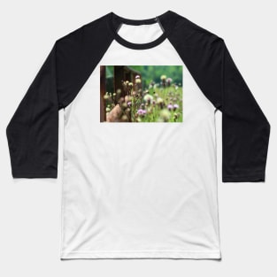 Summer Hazy Lazy Days of Nature Soft Focus Design face masks, Phone Cases, Apparel & Gifts Baseball T-Shirt